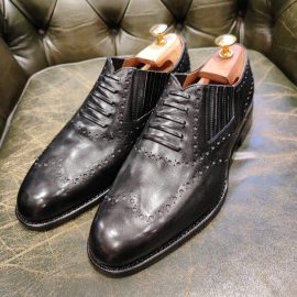 Mario Bemer Firenze black custom-shop lazyman shoes