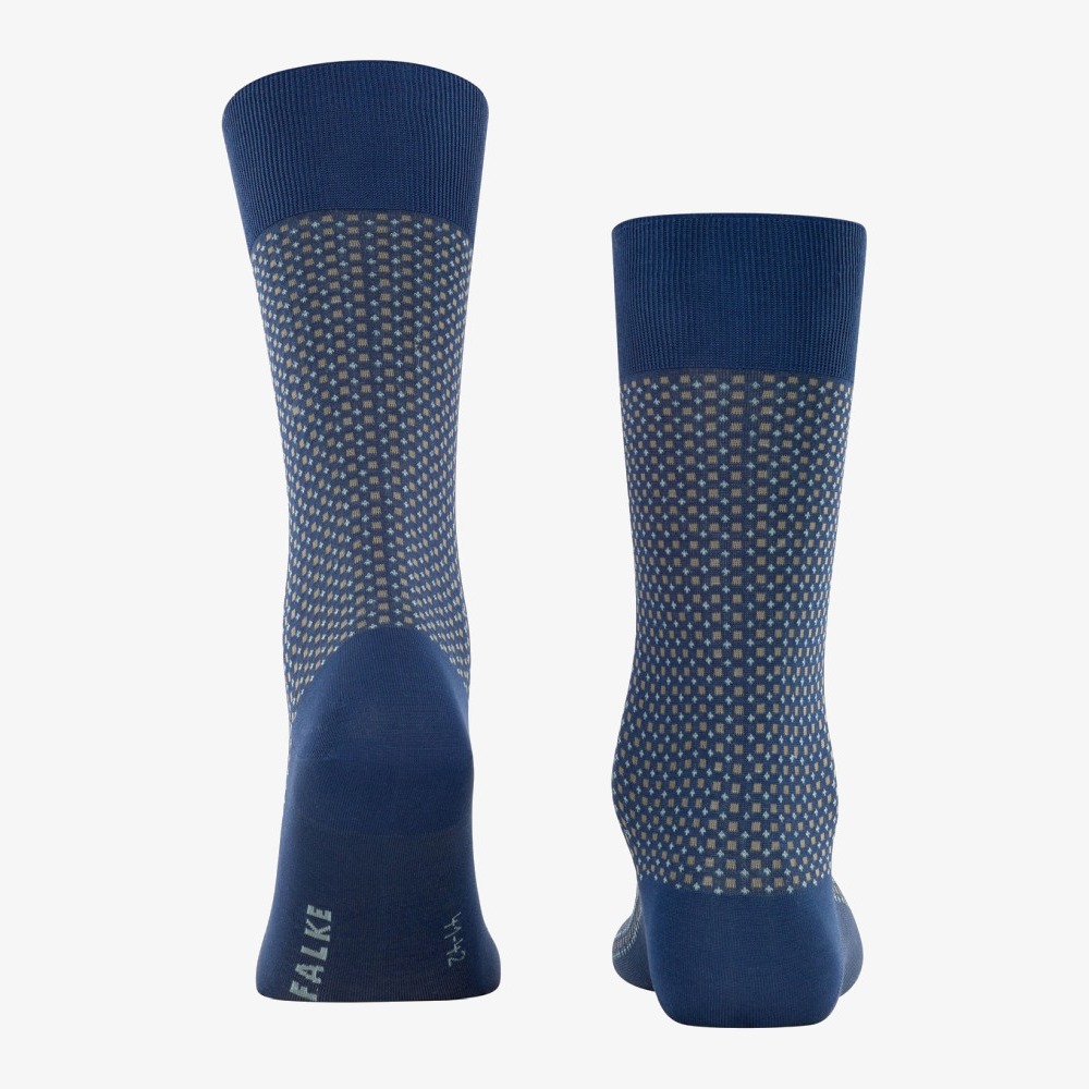 Falke royal blue uptown tie men socks