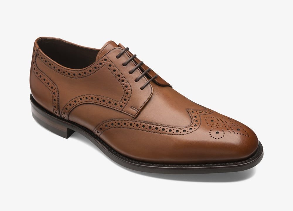 Loake Wembley full /wingtip brogue shoes