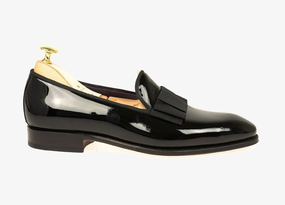 Black Tie Tuxedo Shoes - Patent Leather Oxfords And Pumps