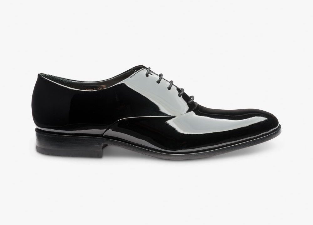 Black patent leather oxford shoes for Black Tie tuxedo