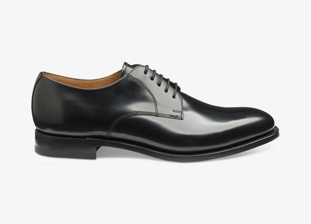 Black derby shoes- groom's guide to shoes