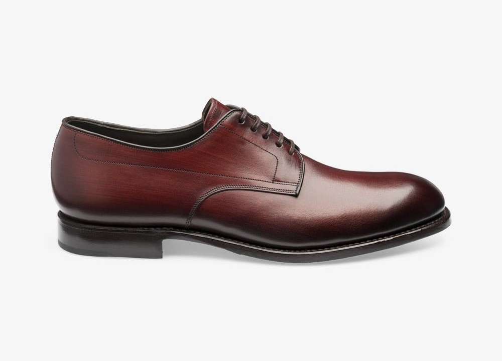 Burgundy derby shoes - groom's guide to shoes