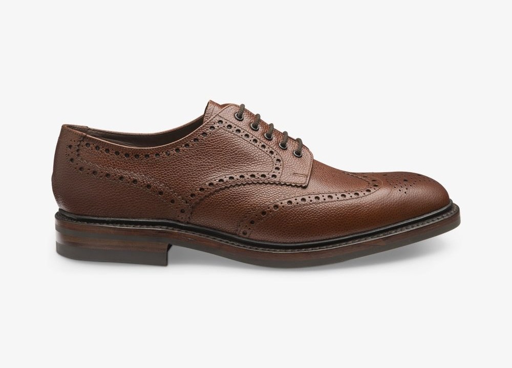 Brogue derby shoes