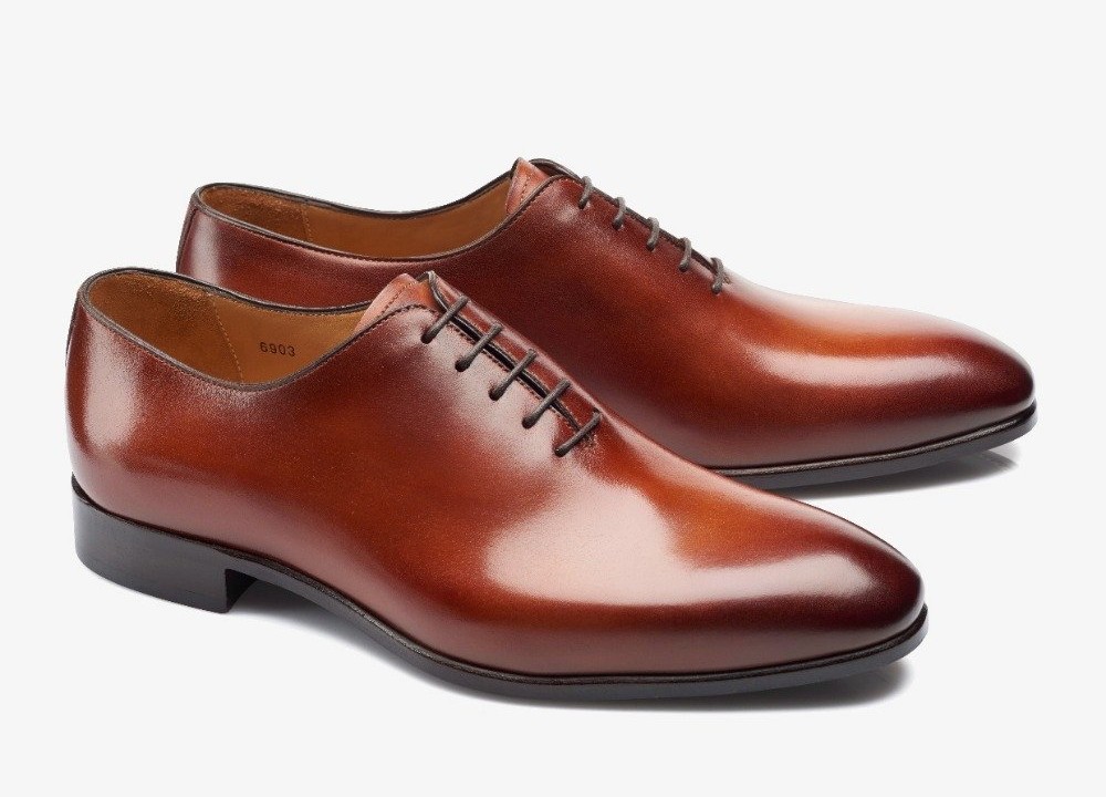 Wholecut oxford shoes