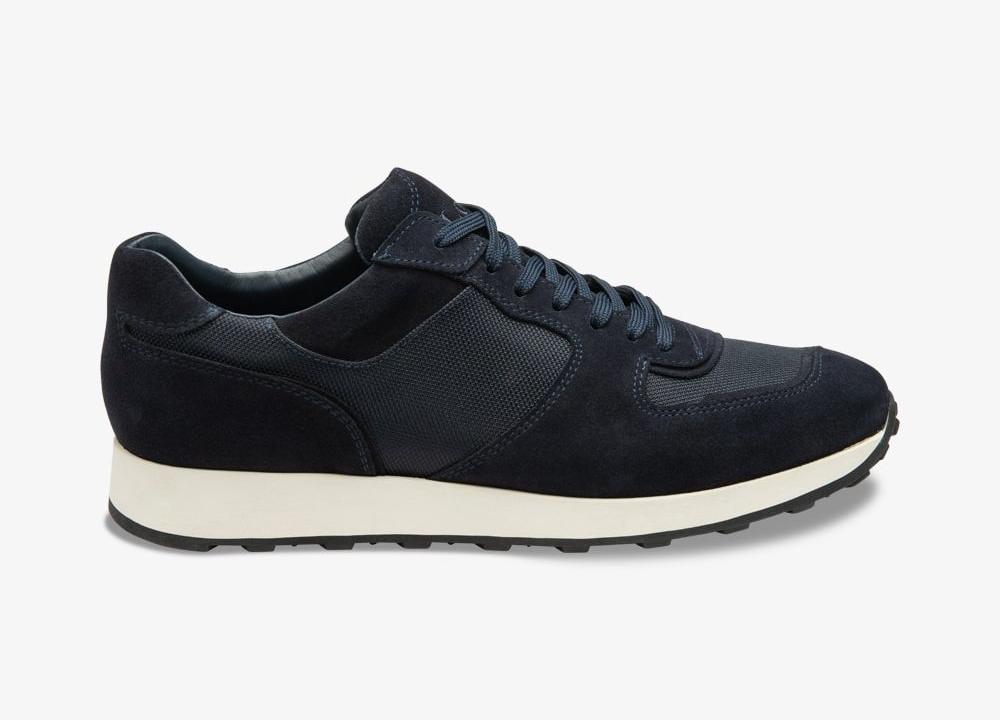 Loake foster navy sneakers