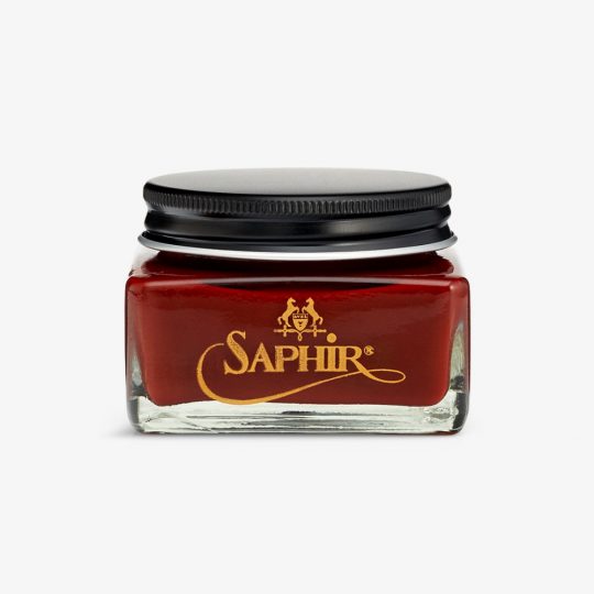 Saphir mahogany shoe cream polish
