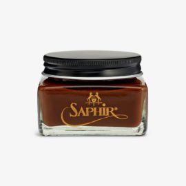 Saphir medium brown shoe cream polish