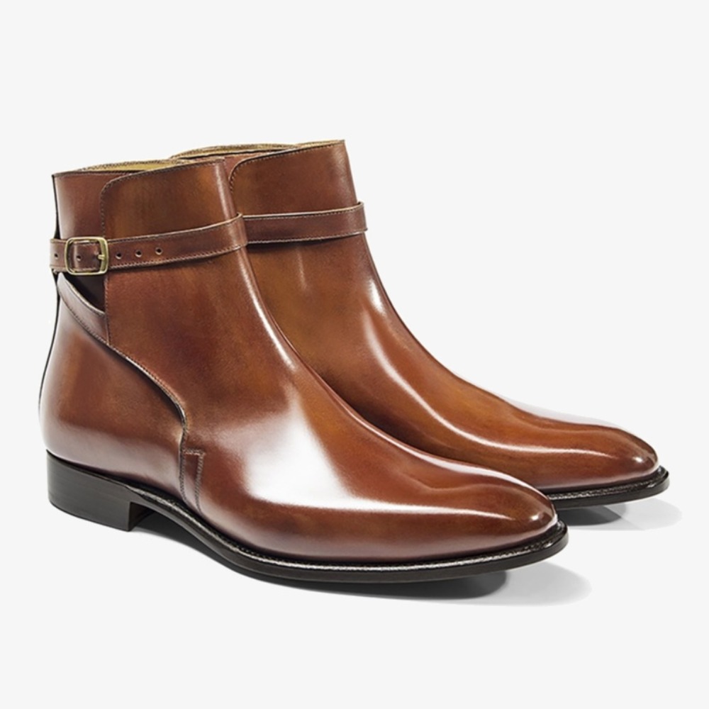 Carlos Santos Aaron 4125 brown jodhpur boots