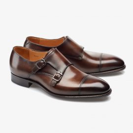 Carlos Santos Andrew 6942 dark brown monk strap shoes