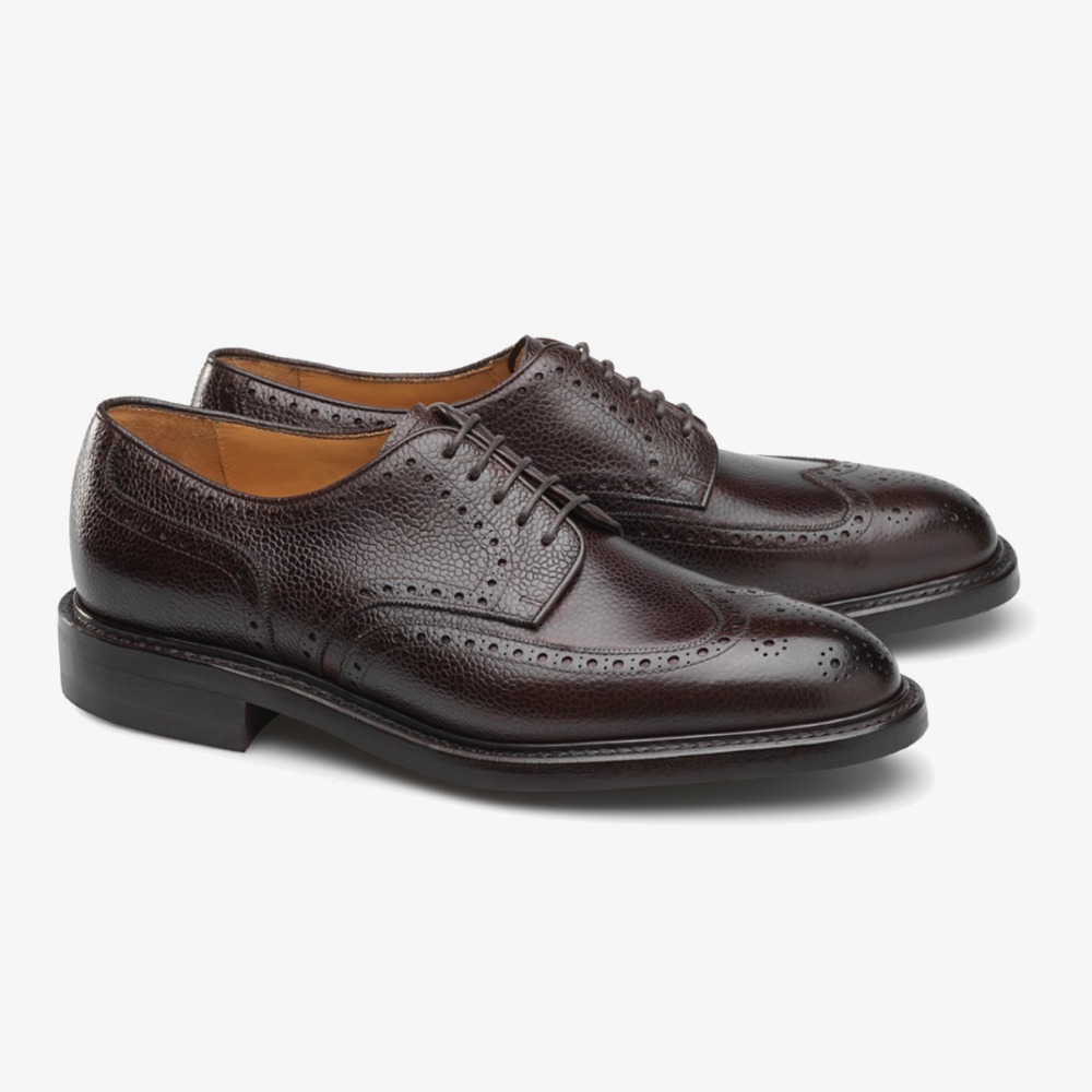 Carlos Santos Eric 9847 dark brown brogue shoes