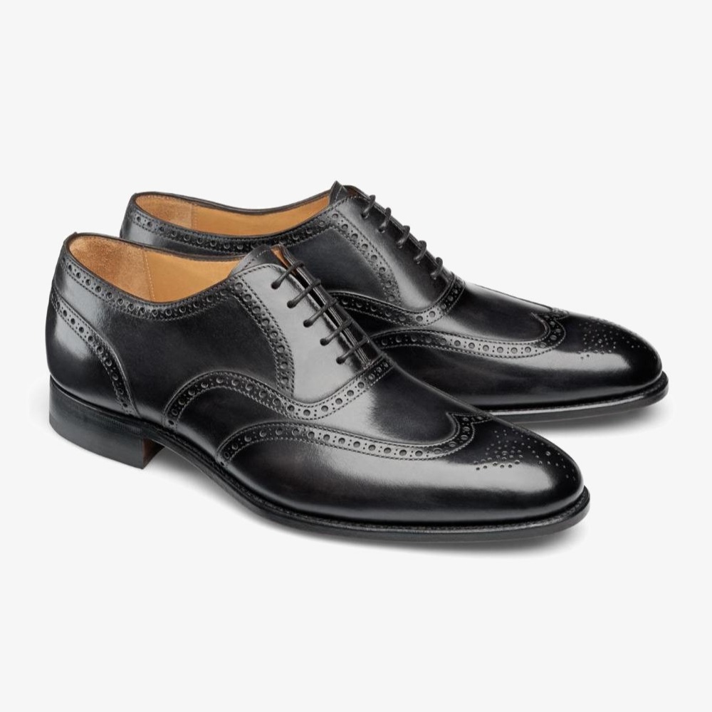 Carlos Santos Frank 7273 black brogue oxford shoes
