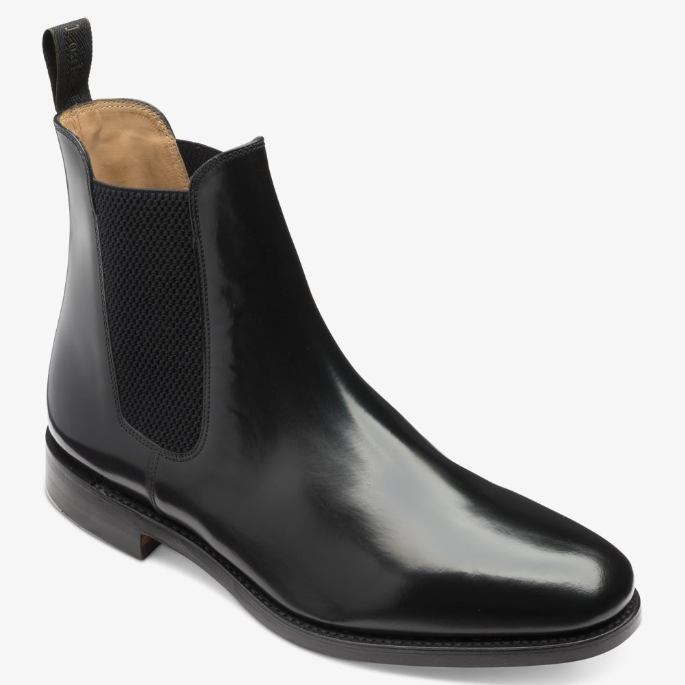 Loake 290 polished leather black Chelsea boots