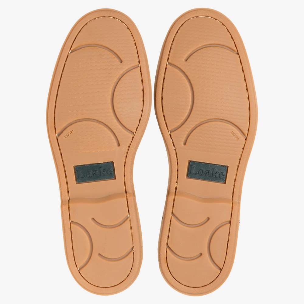 Loake 521 tan boat deck shoes