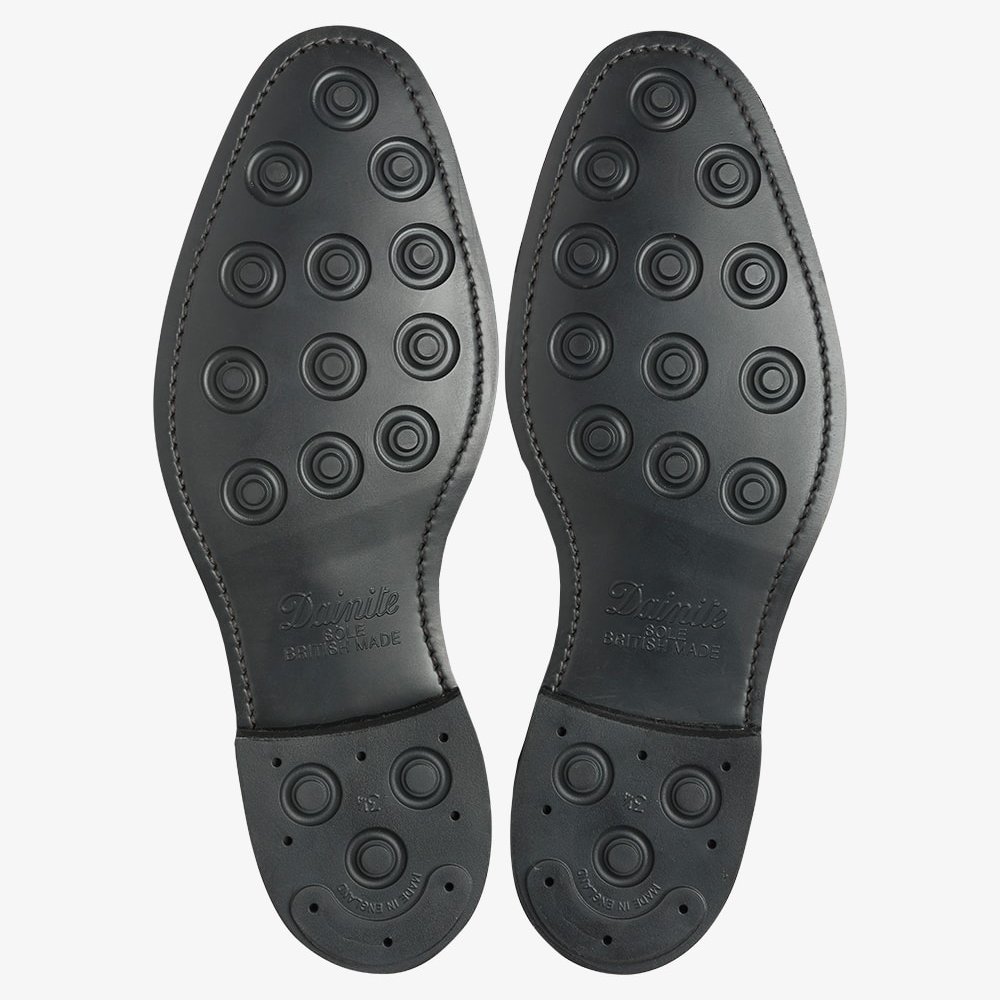 Loake Aldwych black toe cap oxford shoes