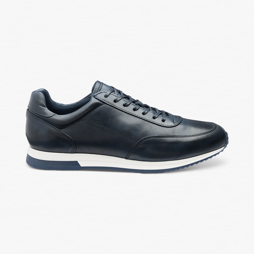 Loake Bannister navy sneakers