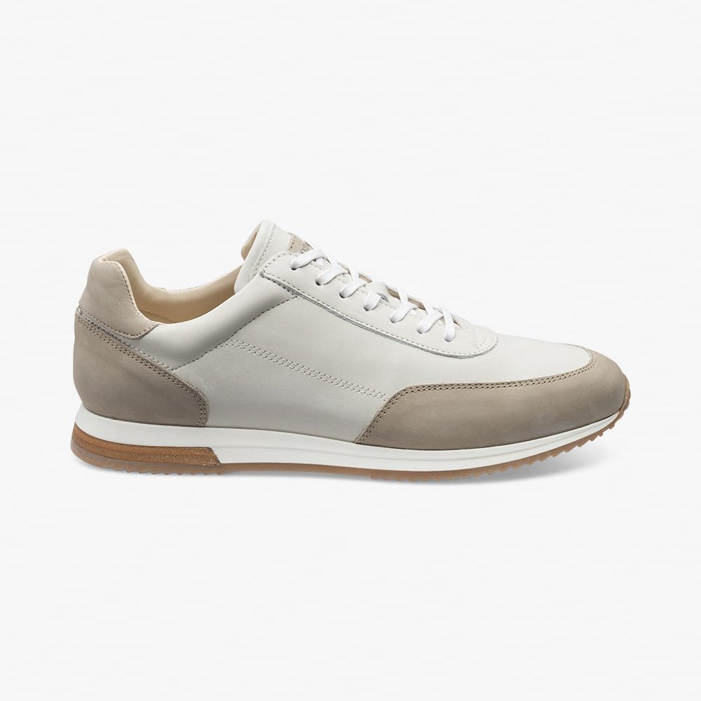 Loake Bannister stone sneakers
