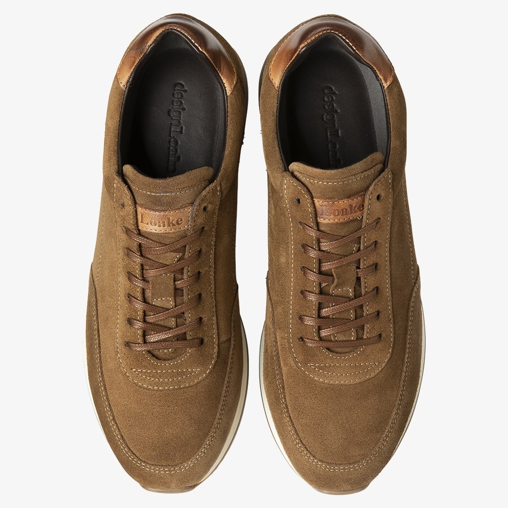 Loake Bannister suede tan sneakers