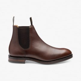 Loake Chatsworth dark brown Chelsea boots