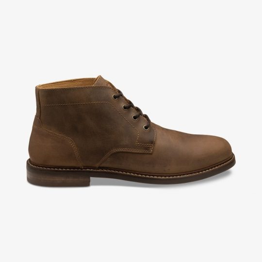 Loake Gilbert nubuck brown chukka boots