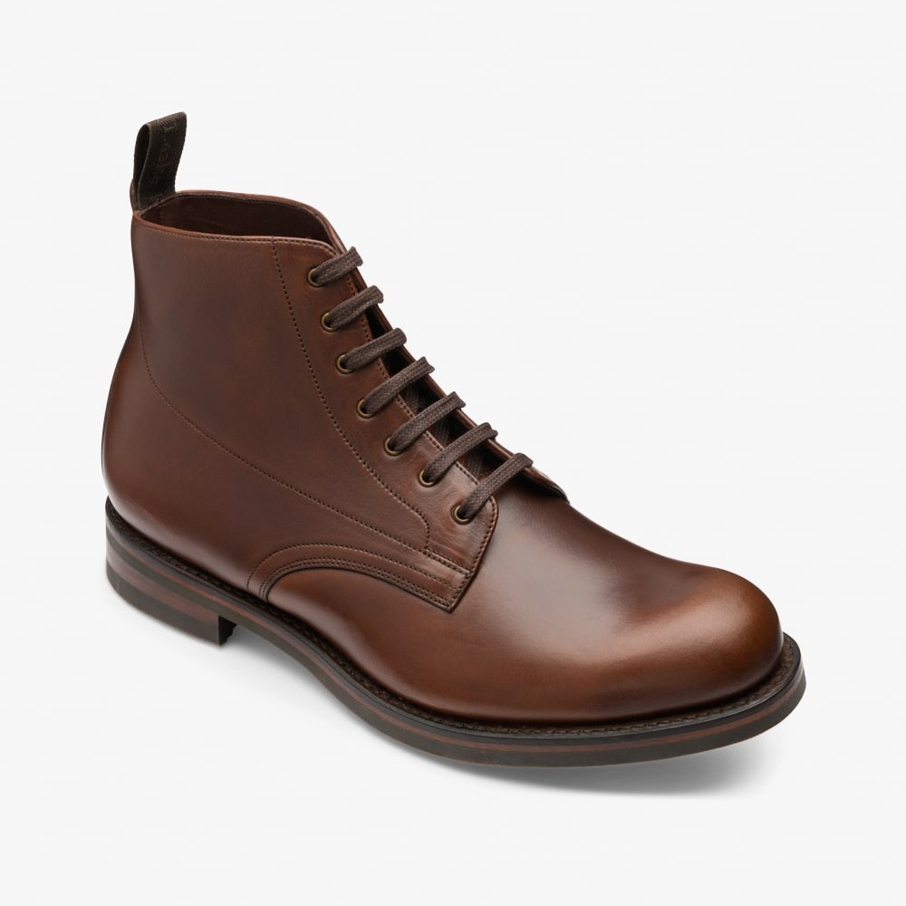 Loake Hebden brown boots