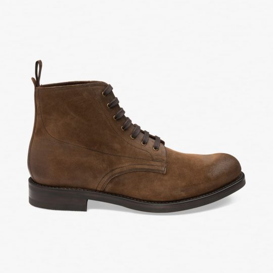 Loake Hebden suede brown boots