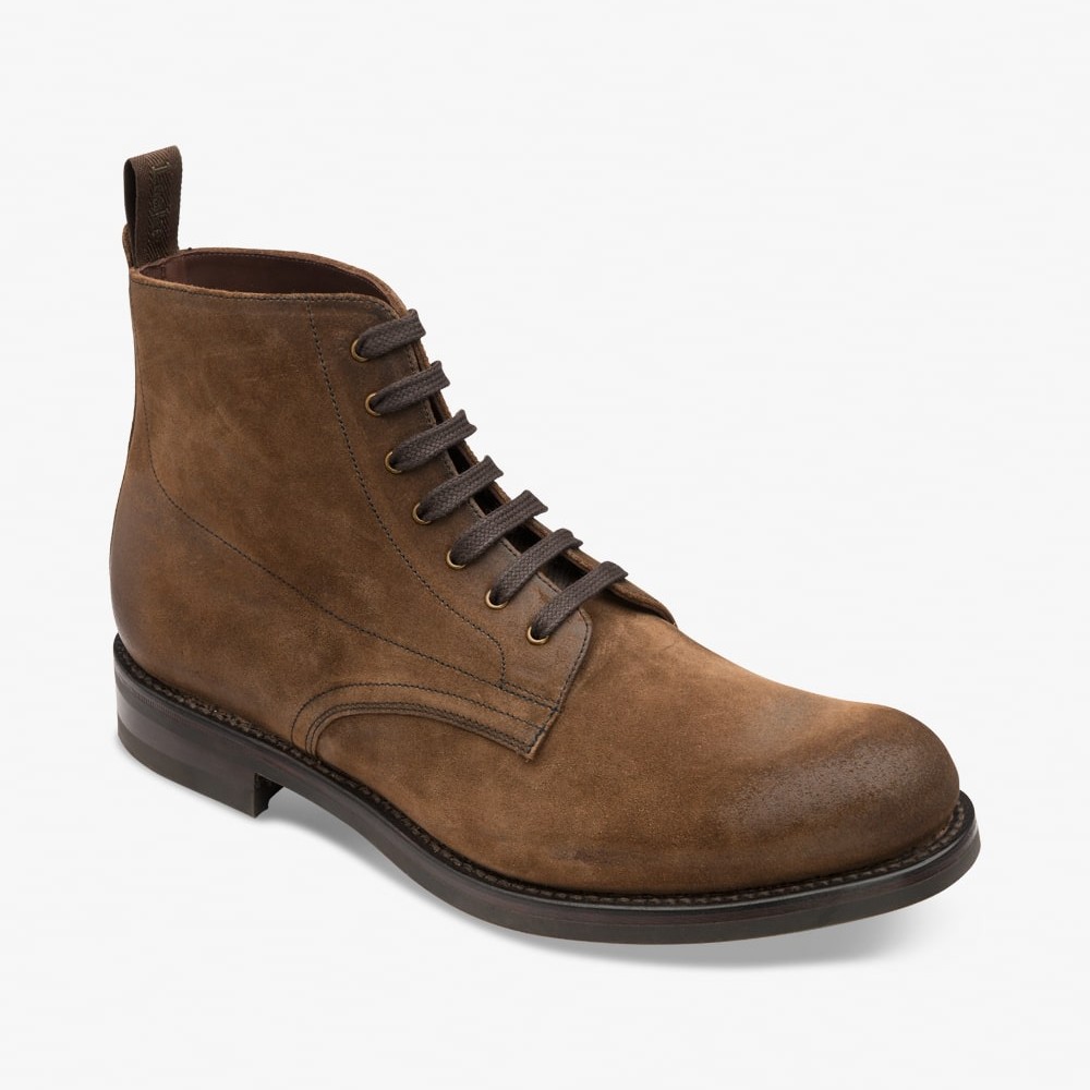 Loake Hebden suede brown boots