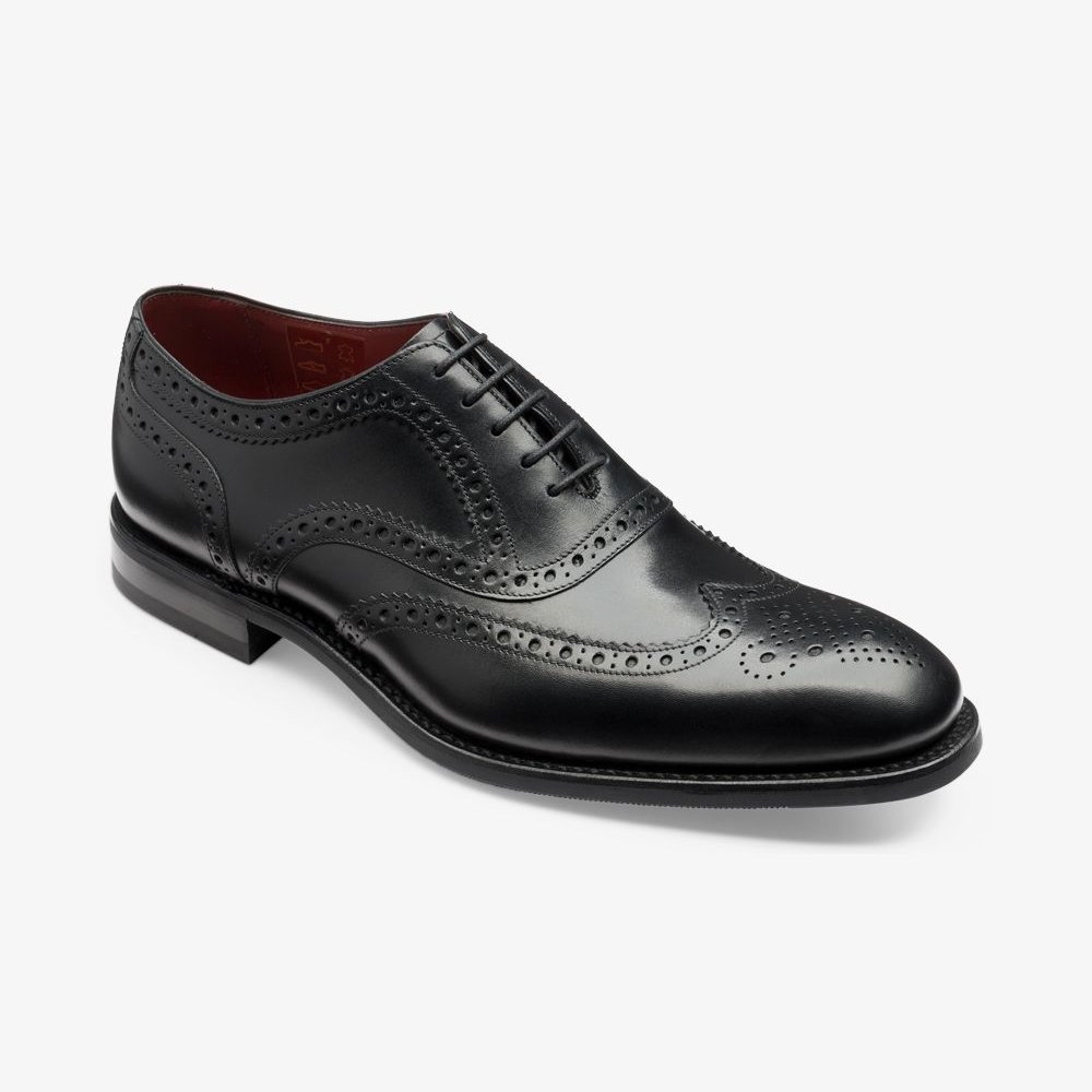 Loake Kerridge black brogue oxford shoes