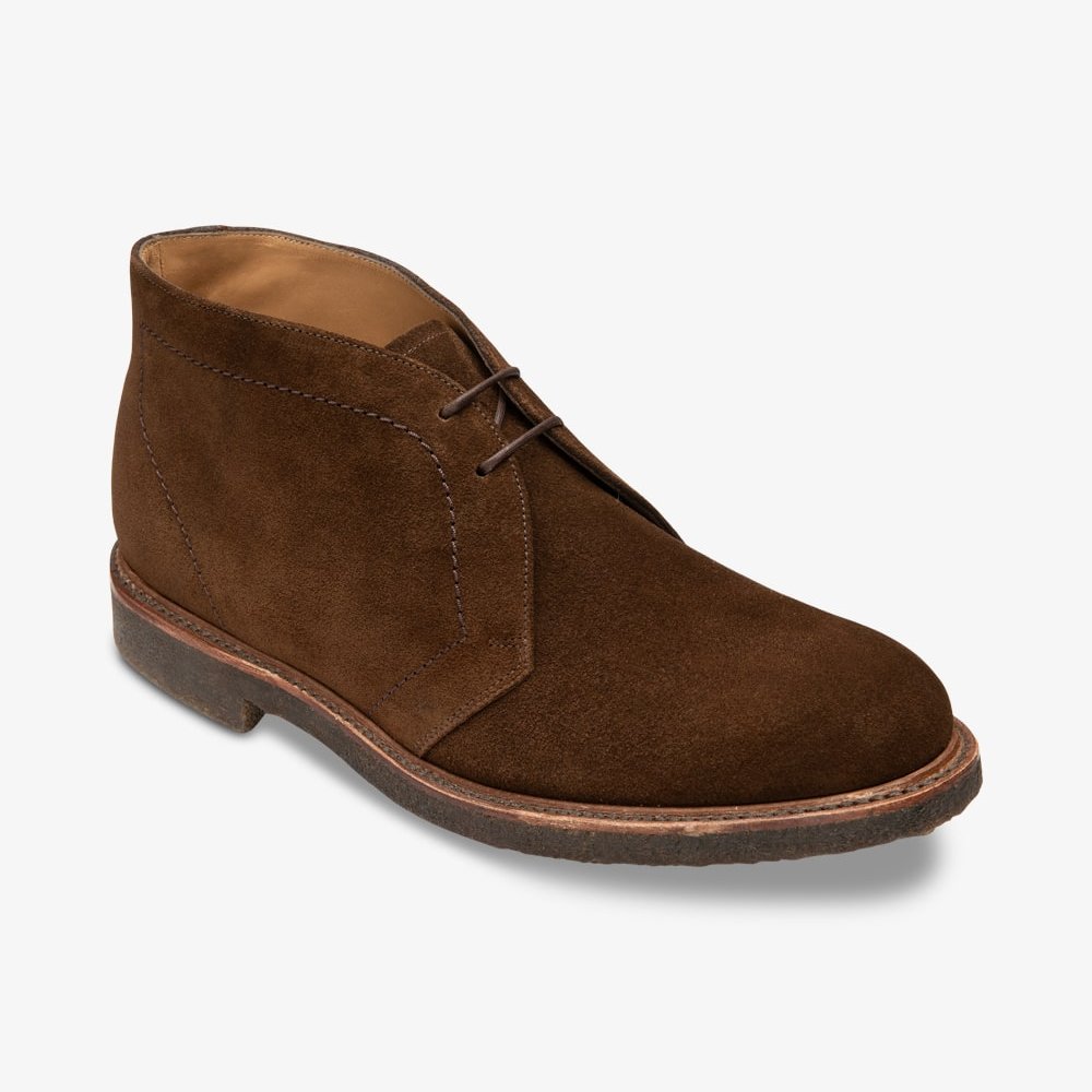 Loake Livingstone suede brown desert boots