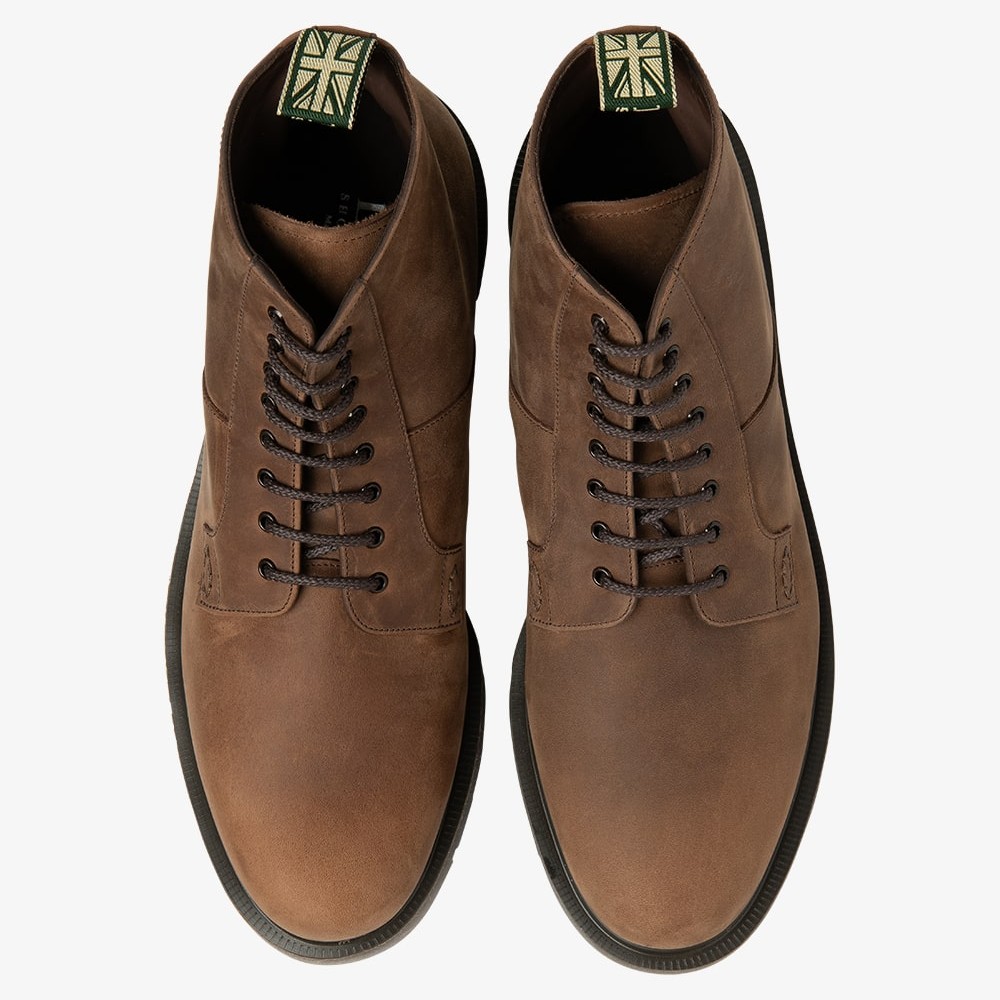 Loake Niro brown lace up boots