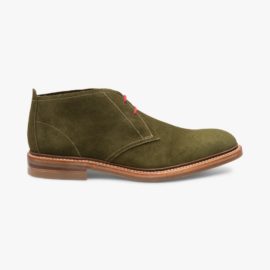 Loake green shop suede boots