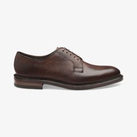Loake Troon rosewood blucher shoes