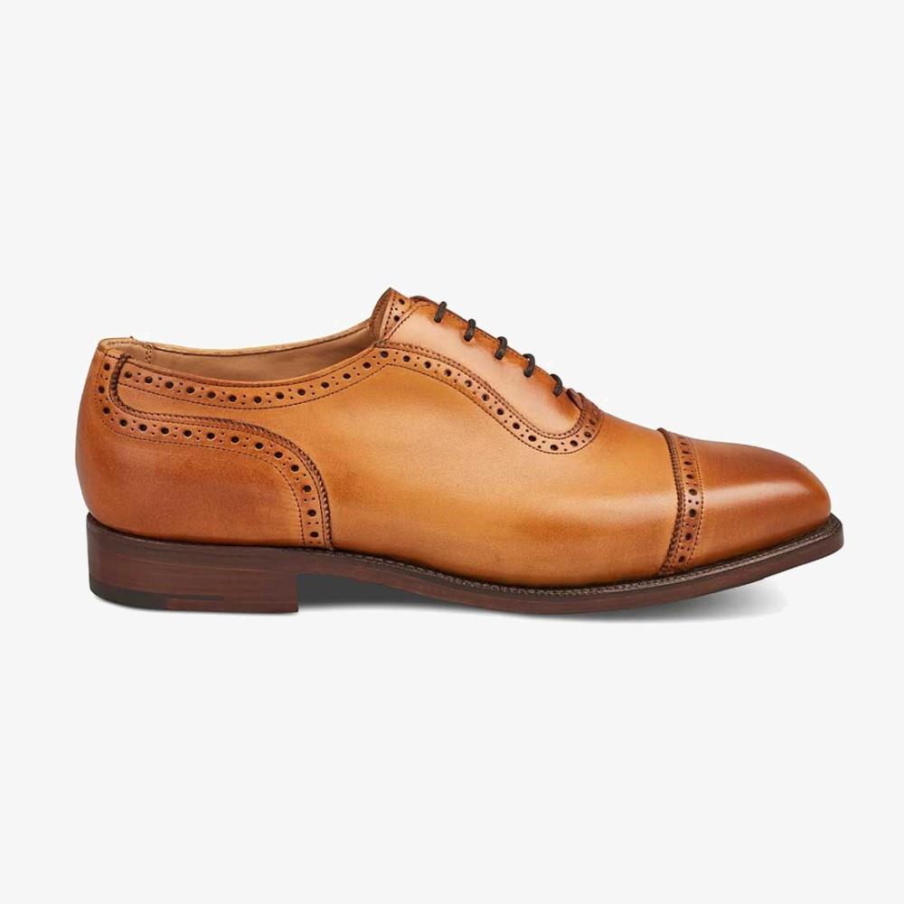 Tricker's Belgrave 1001 burnished brogue oxford shoes