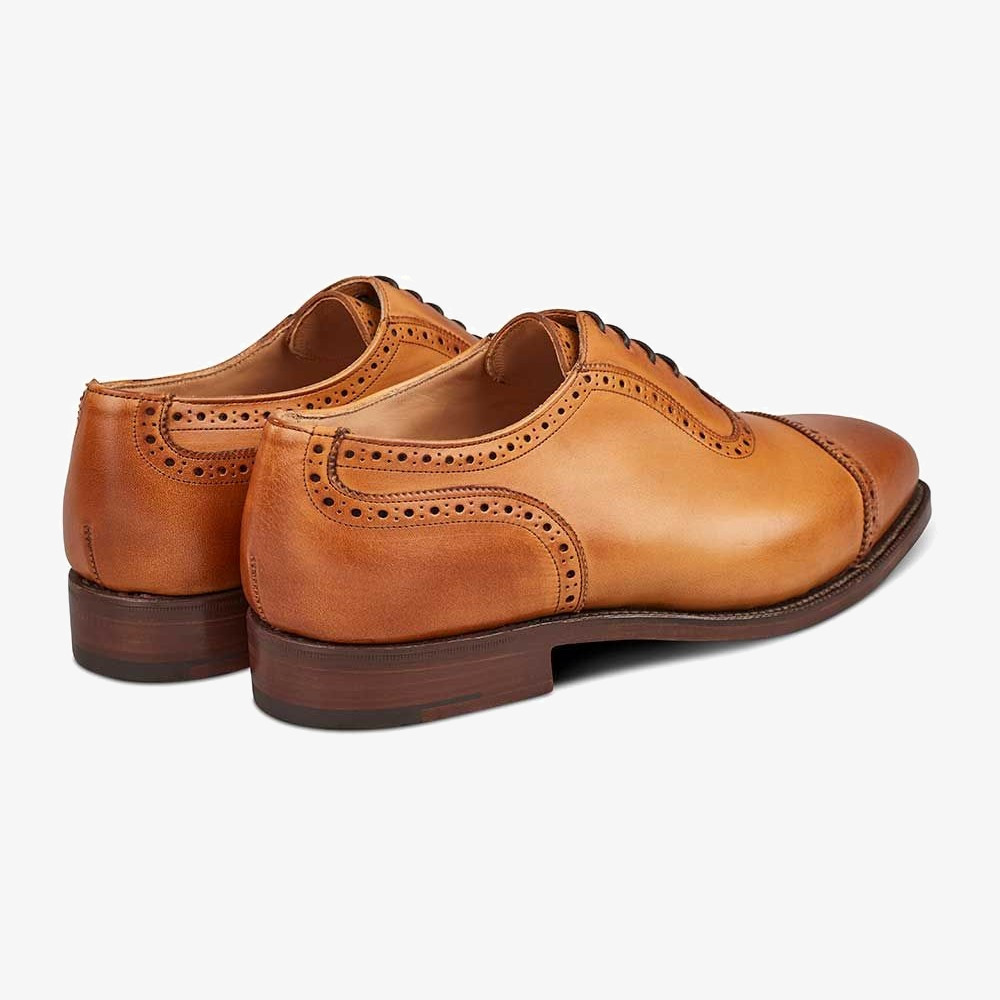 Tricker's Belgrave 1001 burnished brogue oxford shoes