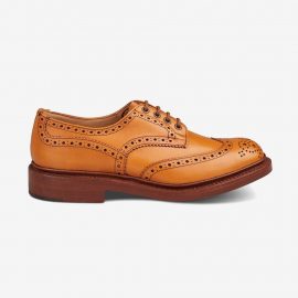 Tricker's Bourton acorn antique brogue derby shoes