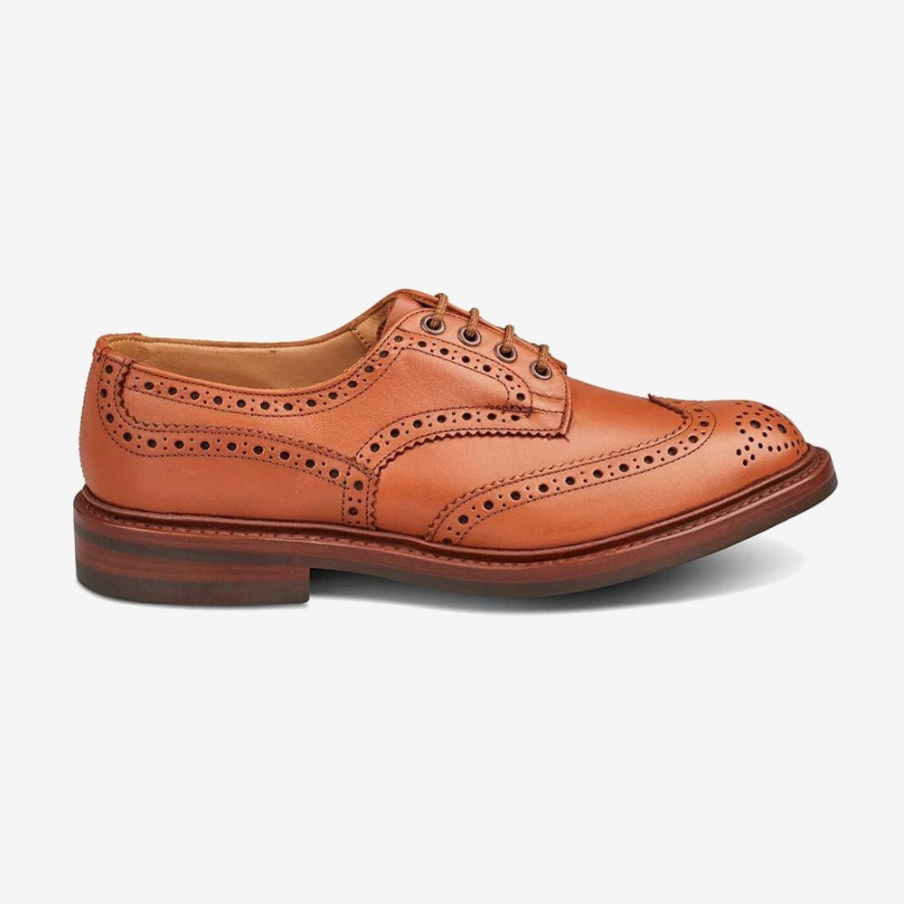 Tricker's Bourton c shade tan brogue derby shoes