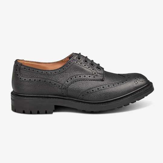 Tricker's Ikley black brogue derby shoes