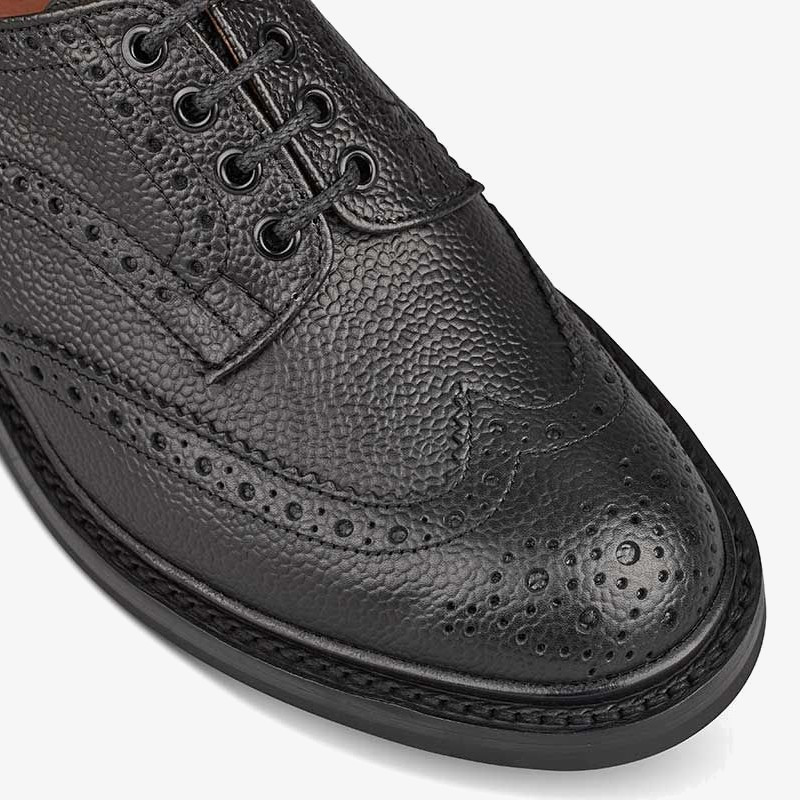 Tricker's Ikley black brogue derby shoes