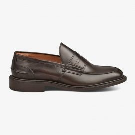 Tricker's James espresso burnished penny loafers