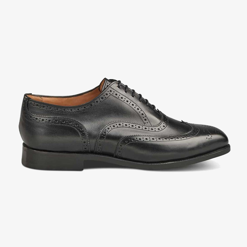 Tricker's Piccadilly black brogue oxford shoes
