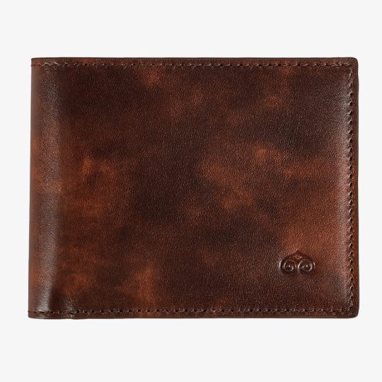 slim wallet for men small men's wallet in brown museum